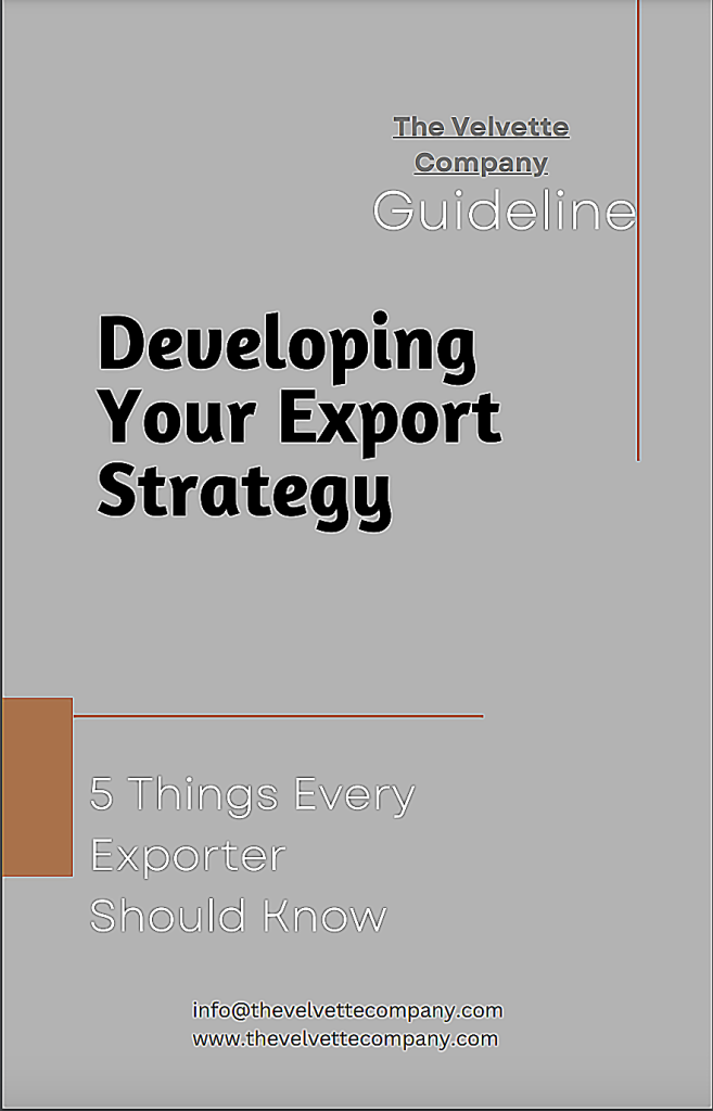 Developing your export strategy